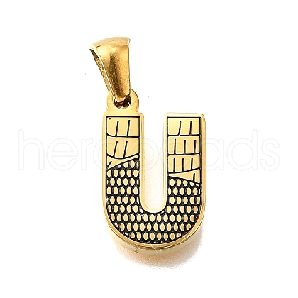 Golden 304 Stainless Steel Pendants STAS-K300-01G-U-1