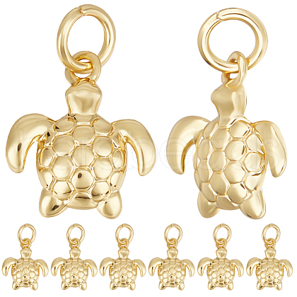 Beebeecraft 14Pcs Brass Charms KK-BBC0012-62-1