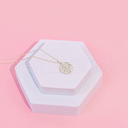 Bohemian Style Brass Crystal Rhinestone Pendant Necklaces for Women FS-WG9BBEB-04-1
