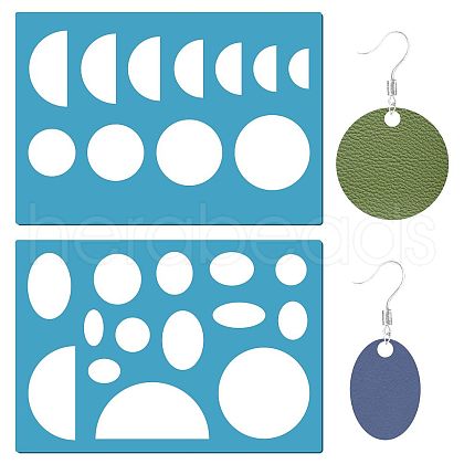 Acrylic Earring Handwork Template DIY-WH0359-005-1