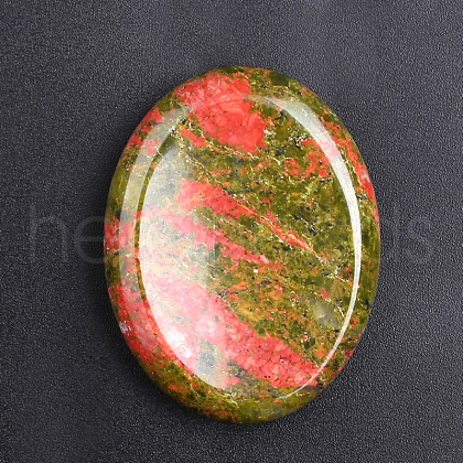 Mother's Day Gifts Natural Unakite Massage Stone MATO-PW0001-001G-1