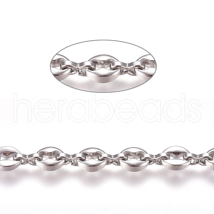 304 Stainless Steel Coffee Bean Chain CHS-G011-17P-1