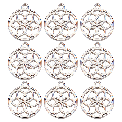 GOMAKERER 30Pcs Stainless Steel Charms STAS-GO0001-01-1