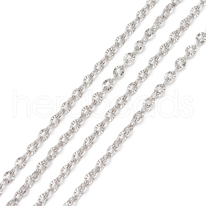 Tarnish Resistant 304 Stainless Steel Cable Chains CHS-N002-02B-P-1