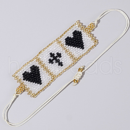 Handmade Love Cross Bracelet 2024 Delicate Gift for Girlfriend Bestie YB6261-2-1