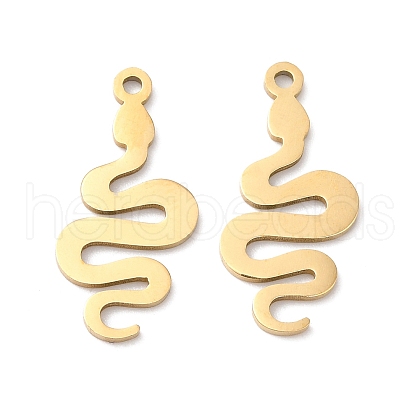201 Stainless Steel Pendants STAS-A084-04G-1