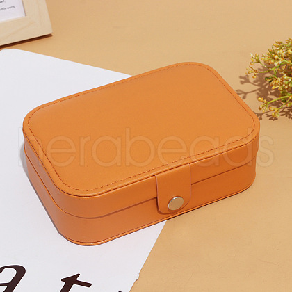 Imitation Leather Jewelry Storage Bag with Snap Fastener PW-WG85020-07-1
