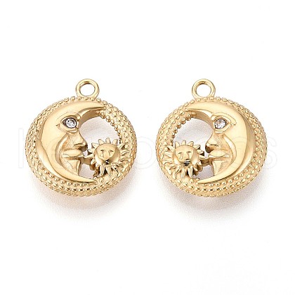 304 Stainless Steel Pendants STAS-N109-206G-1