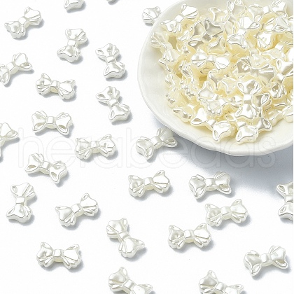 ABS Plastic Imitation Pearl Beads OACR-YW0001-85C-1