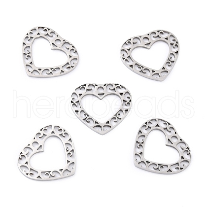 Non-Tarnish 201 Stainless Steel Pendants STAS-K003-07P-1