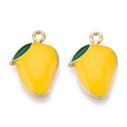 Alloy Enamel Pendants ENAM-T011-02KC-RS-1