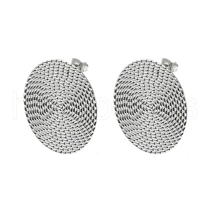 Non-Tarnish 304 Stainless Steel Stud Earring Findings STAS-L024-001P-01-1