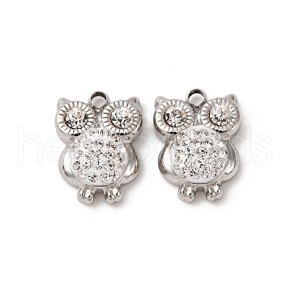 304 Stainless Steel Pendants STAS-L022-523P-1