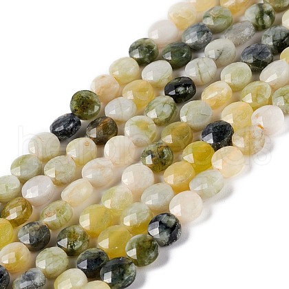 Natural Lemon Jade Beads Strands G-D0003-A92-1