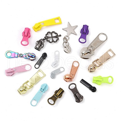 Iron & Alloy Zipper Sliders FIND-XCP0003-33-1
