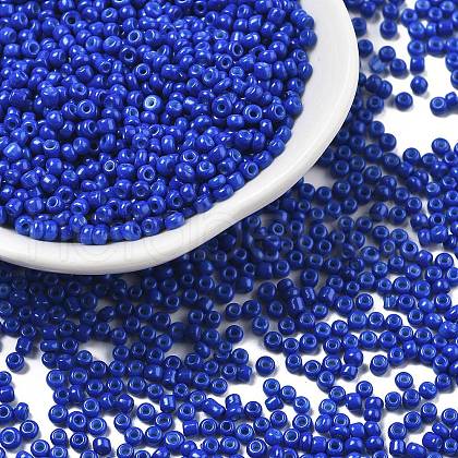 Baking Paint Glass Seed Beads SEED-S001-01-1