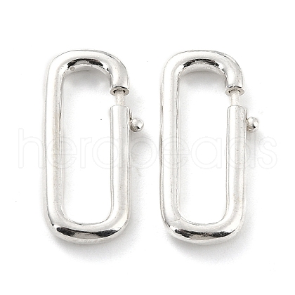 925 Sterling Silver Spring Ring Clasp STER-Z001-108S-1