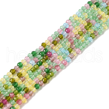 Transparent Glass Beads Strands EGLA-P061-03A-1