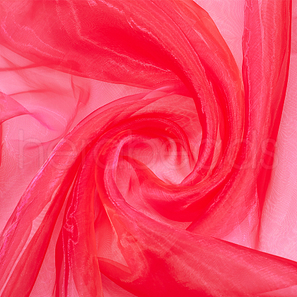 Polyester Organza Fabric DIY-WH0003-138A-1