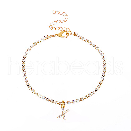 Fashionable and Creative Rhinestone Anklet Bracelets DA6716-24-1