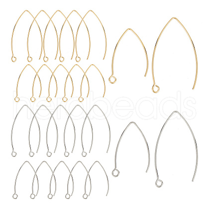Unicraftale 304 Stainless Steel Earring Hooks STAS-UN0015-52-1