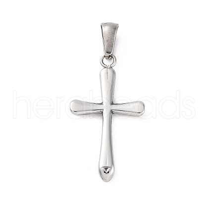 304 Stainless Steel Pendants STAS-L286-08P-1