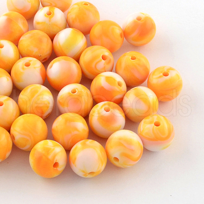 Opaque Acrylic Beads SACR-R853-10mm-203-1