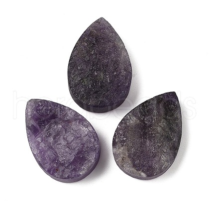 Natural Amethyst Cabochons G-K338-40C-01-1
