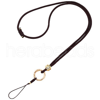 Polyester & Golden Alloy Mobile Straps FIND-WH20004-52C-1