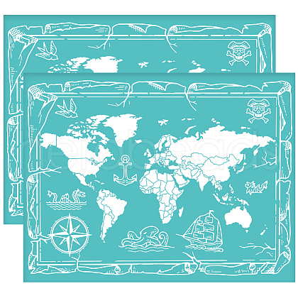 Self-Adhesive Silk Screen Printing Stencil DIY-WH0338-085-1