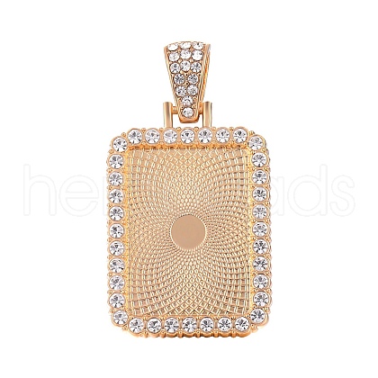 Alloy Pendant Cabochon Settings FIND-TAC0013-01G-1