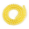 Electroplate Transparent Glass Beads Strands GLAA-T032-T4mm-AB12-A-3