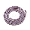 Opaque Solid Color Glass Beads Strands GLAA-N052-03-A07-2