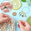 Pot Plant Theme Alloy Enamel Multifunction Pendant Decorations HJEW-CJ00003-3