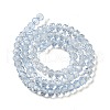 Transparent Baking Paint Glass Beads Strands DGLA-A034-T6mm-D13-2