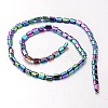 Electroplate Non-magnetic Synthetic Hematite Bead Strands G-F300-01B-02-2