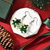 Handmade Lampwork Dangle Earrings EJEW-TA00664-1