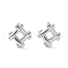 Non-Tarnish 304 Stainless Steel Stud Earrings EJEW-Q788-04P-1