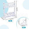   1 Set Transparent Acrylic Earring Display Stands EDIS-PH0001-29-2