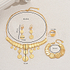 Vintage Brass Multi-layer Coin Tassel Jewelry Set for Women ZE1443-2