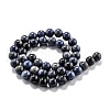 Natural Dumortierite Quartz Beads Strands G-O199-07C-2