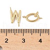 26Pcs 26 Styles 304 Stainless Steel Initial Connector Charms STAS-L022-517G-3