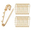 Iron Brooch Findings KK-S345-025-1-1