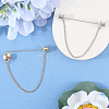 Gorgecraft Zinc Alloy Hanging Chain Brooches FIND-GF0006-87C-4