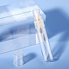 BENECREAT 30Pcs 3ml 5ml 10ml Glass Spray Bottle with PP Plastic Lid MRMJ-BC0002-75-7