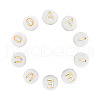 500Pcs 5 Style Plating Acrylic Beads PACR-BY0001-01-2