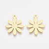 201 Stainless Steel Pendants STAS-T045-39G-1