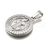 304 Stainless Steel Pendants STAS-B086-10E-P-2