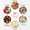 Square Paper Biscuit Boxes with Heart Clear Window CON-TAC0001-12C-01-9