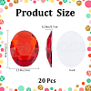 Gorgecraft Acrylic Rhinestone Flat Back Cabochons DIY-GF0009-17A-2
